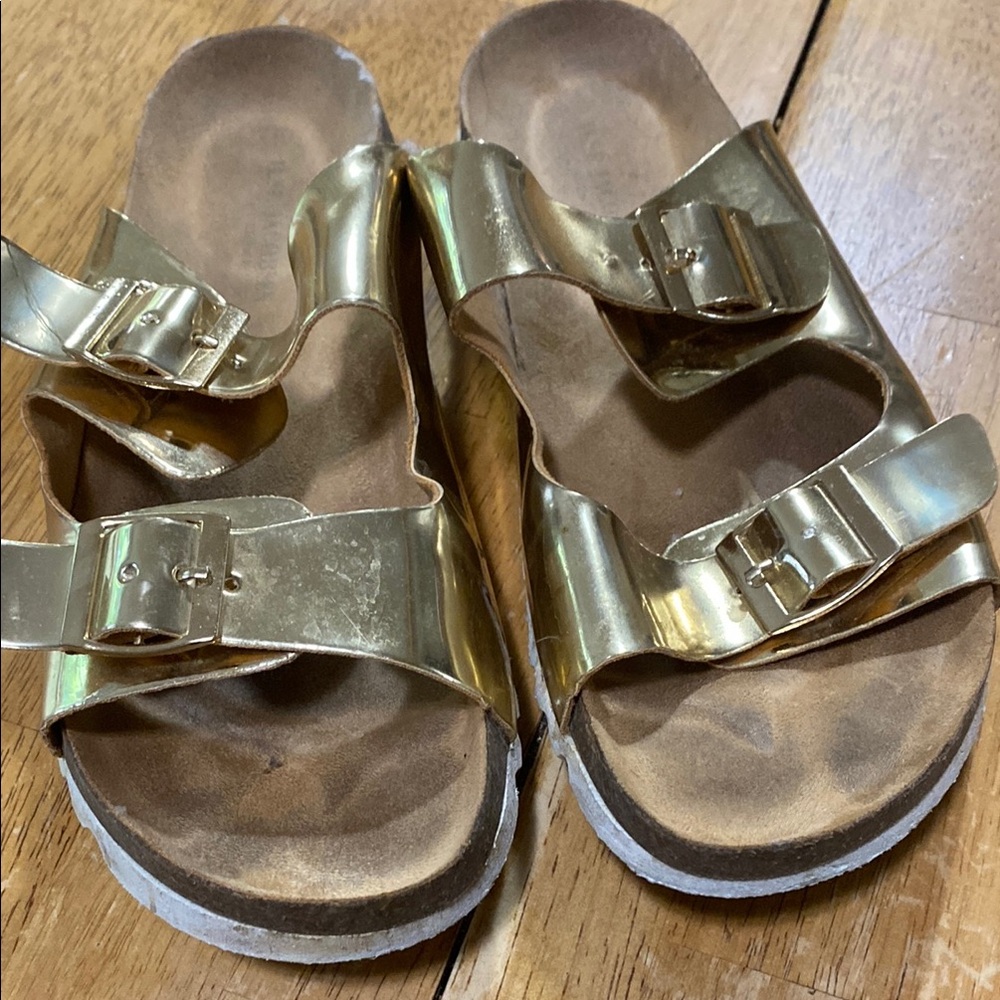 Gold Women's Sandals